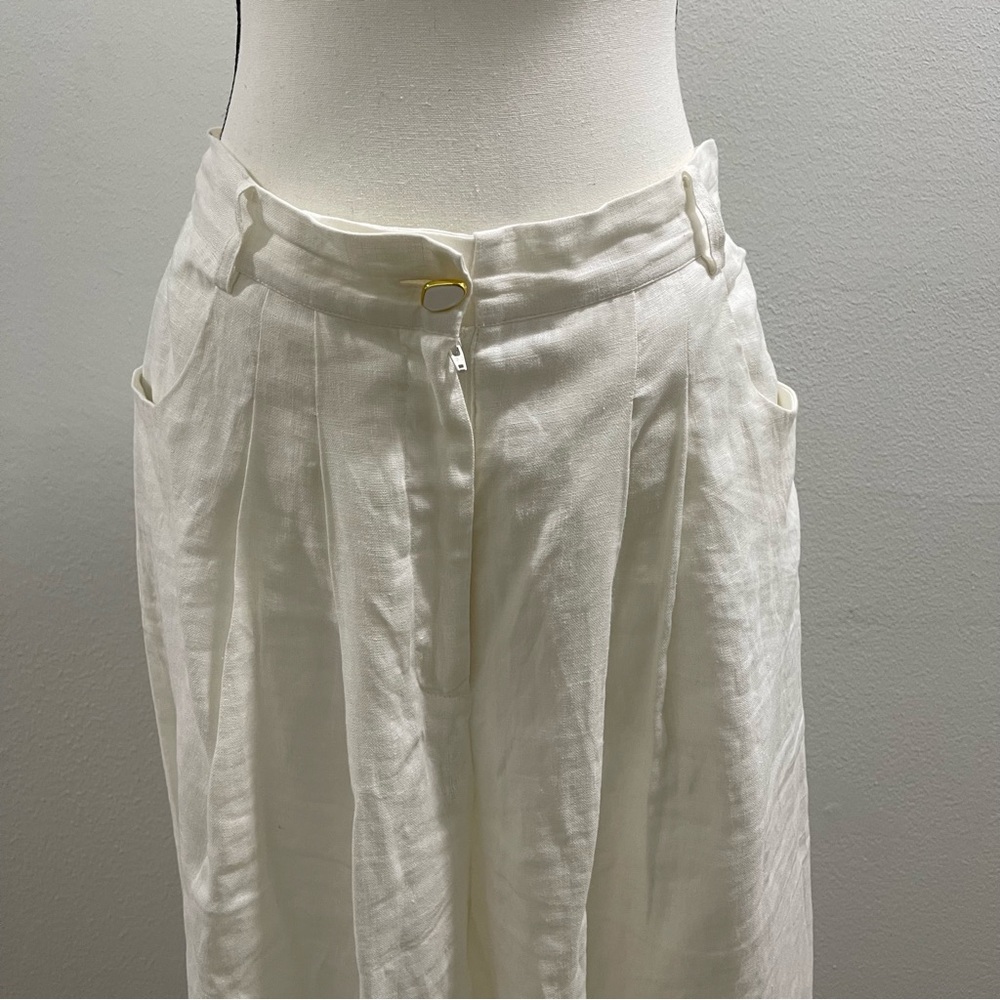 Farm Rio High-Waist Linen Pant - Picture 4 of 4